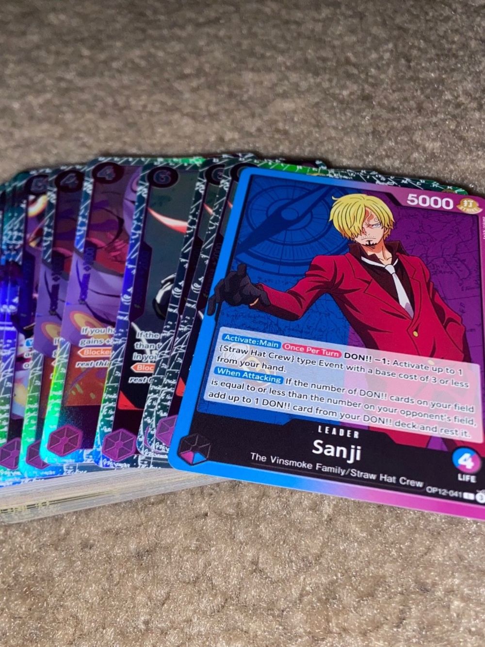 OP14 BLUE/PURPLE Sanji Deck (45 cards) OPTCG